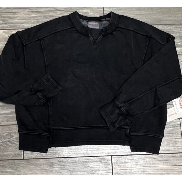 NWT Free People Movement x Hatch Intercept Pullover Small Black Top Sweatshirt - Picture 6 of 13